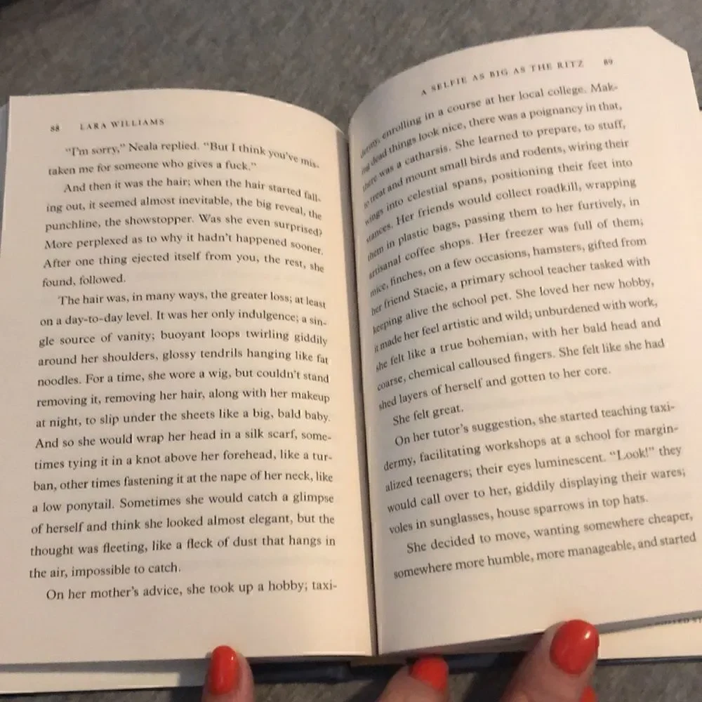 A Selfie as Big as a Ritz hardback by Lara Williams
